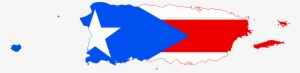 Open - Puerto Rico Map With Flag