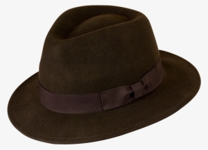 Gamble - Trilby Brown Hat Lock