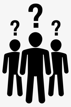 Human Group With Questions And Doubts Comments