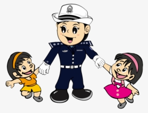 Cartoon Character Design - Cartoon Traffic Police Png