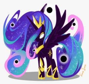 F1nel1ne, Black Hole, Black Hole Sun, Glowing Eyes, - Mlp Black Celestia