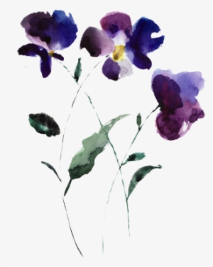 Because I Spend 90% Of My Day Online - Violet Watercolor Tattoo