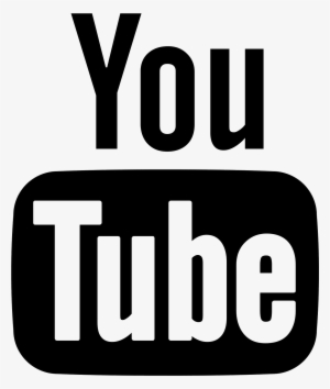 Youtube Logo White Png Clipart Free Download - Youtube Icon Png White