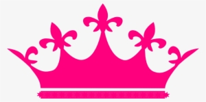 Queen Crown Hot Pink Clip Art - Queen Crown Vector Png