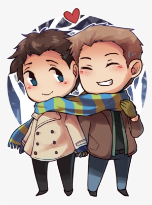 Damon & Alaric // Dean & Castiel Images Dean And Castiel - Cartoon