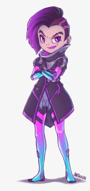 Sombra Fan Art - Overwatch Sombra Chibi