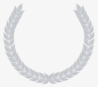 Couronne De Laurier Gris Bleu Blue Gray Laurel Wreath - Logo Mairie De Bangui