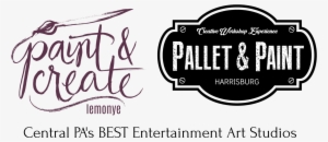 Cropped Pc And Pallet Paint Combined Logos11 - Paint & Create