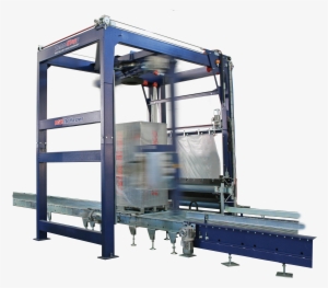 Automatic Rotary Arm Pallet Wrapper - Wikimedia Commons
