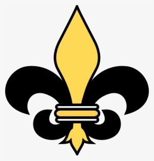 New Orleans Saints Football Clipart 2 By Thomas - Flor De Lis Png