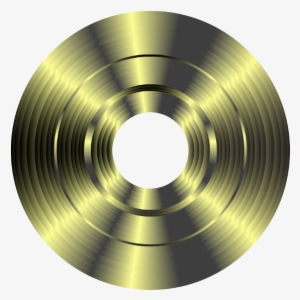 Clip Royalty Free Phonograph Royalty Free Clip Art - Vector Cd Oro