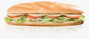 Veggie Turkey - 10 Inch Egg Salad Sub Images Png