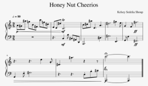Honey Nut Cheerios Sheet Music Composed By Kelsey Sedelia - Piano