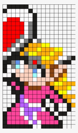 Zelda Heart Half Perler Bead Pattern / Bead Sprite - Bead