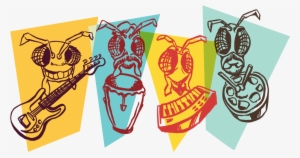 Fun With Coconut Fireflies - Illustration