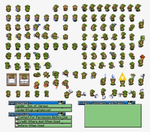 Link To The Past Link Sprites