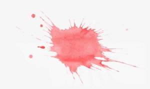 Free Red Paint Splatter Png - Watercolor Painting