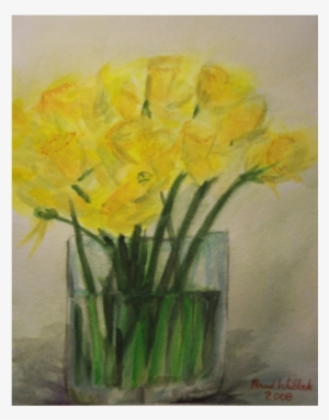 Daffodils In An Hour, Watercolor, - Bouquet