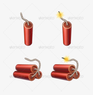 Cartoon Dynamite Sticks - Free 2d Dynamite Sprite