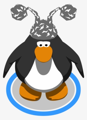 Tinfoil Hat In-game - Club Penguin Mohawk