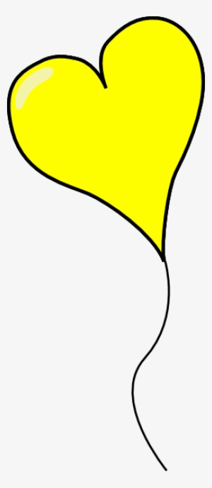 How To Set Use Yellow Heart Balloon Clipart