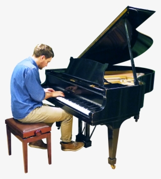 Free Png Playing Grand Piano Png Images Transparent - Man Playing Piano Png