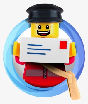 Mailman Circle - Lego Mailman Png