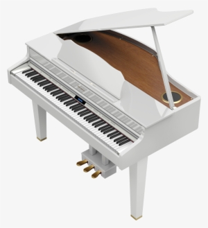 Roland Gp607 Digital Grand Piano - Roland Gp607 Digital Grand Piano, Polished White