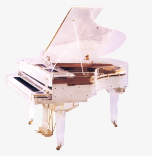 Transparent Grand Piano Clear Acrylic - Piano