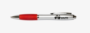 Red Pen Png - Curvy Pen White Red