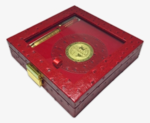 Coaster With Pen - Wood