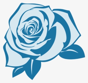 Blue Rose - Printtoo Custom Round Address Stamp Monogram Personalized