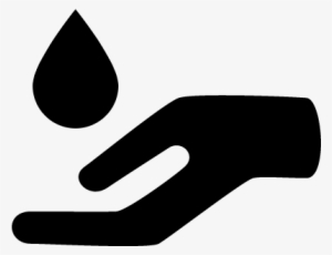 Essential Oil Drop For Spa Massage Falling On An Open - Open Hand Logo
