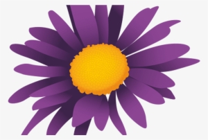Purple Sunflower Cartoon Transparent Png & Svg Vector - Flower