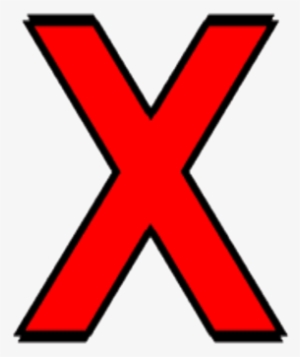 Transparent Red X - Red X Roblox