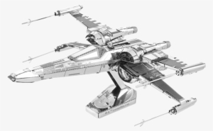 Picture Of Poe Dameron's X-wing Fighter - Metal Earth Star Wars