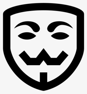 Anonimowa Maska Icon - Anonymous Transparent Background