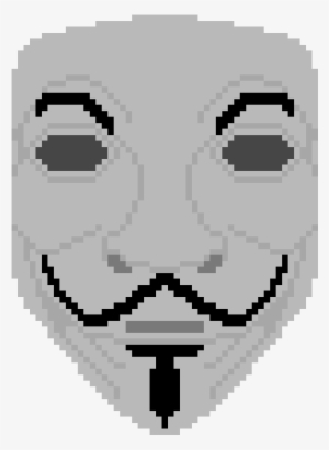 Anonymous Mask - Pixel Art