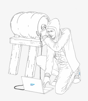 Banner Freeuse Download Hacker Transparent Mask Sketch - Hacker