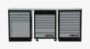 Mss 26"/34" Low Setup With 20 Drawers With Stainless - Mss 26''/34'' Mit 20 Schubladen Mit Edelstahl-arbeitsplatte