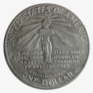 Old Dollar Silver Coin Png - Old Texture Coin Png