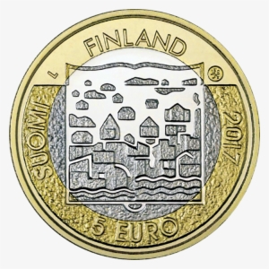 The Reverse, Which Is Common To All Eight Coins In - Финляндия 5 Евро 2017 Год