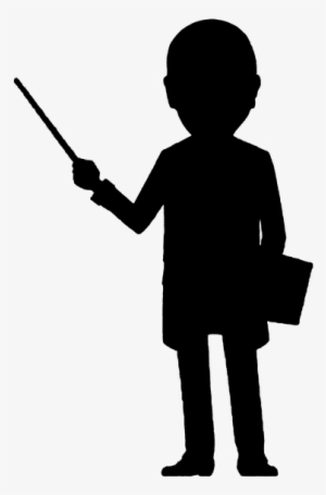 Silhouette Clipart Professor - Descripcion Png