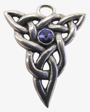 This Trinity Knot Design Combines Three Triquetra Symbols - Pendant