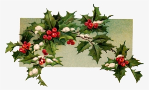 Digital Christmas Holly Download - Christmas Day