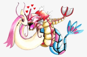 Milotic X Gyarados(m) - Pokemon Gyarados And Milotic