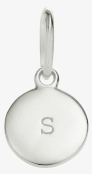 S Circle Letter Sterling Silver - Edison Screw