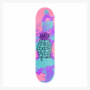 Vaporwave Pineapple - Skateboard Deck