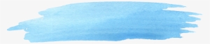 23 Blue Watercolor Brush Stroke Png Transparent Vol - Sea