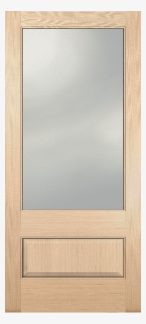 Authentic Wood Glass Panel Exterior Door - Sliding Door